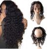 Peruvian Virgin Human Hair 360 Lace Frontal Closure Deep Curly Lace Band Frontal #1 small image
