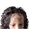 Peruvian Virgin Human Hair 360 Lace Frontal Closure Deep Curly Lace Band Frontal