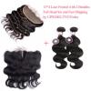 7A Peruvian Body Wave 13*4 Lace Frontal Closure with 2Bundles Virgin Human Hair #2 small image