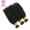 Kinky Curly 100% Unprocessed Virgin Peruvian Human Hair Extensions Weft 3 Bundle #1 small image