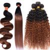 3Bundles Best Ombre Color T1B/30 100% Virgin Peruvian Human Hair Weave Styles