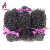 Peruvian Virgin Human Hair Extensions Weave Kinky Curly Hair 3 Bundles 300g #3 small image