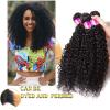 100% 3Bundles/150g Peruvian Curly Weave Virgin Hair Human Hair Extension Weft #1 small image