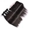 Peruvian Virgin Straight Human Hair 4Bundles/200g with 1pc Lace Frontal 13x4inch #3 small image
