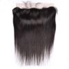 Peruvian Virgin Straight Human Hair 4Bundles/200g with 1pc Lace Frontal 13x4inch #5 small image