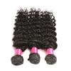3 Bundles Deep Wave Peruvian Remy Virgin Human Hair Extensions With Lace Closure #4 small image
