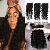 3 Bundles with Lace Closure Peruvian Virgin Hair Deep Wave Human Hair Extensions #1 small image