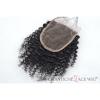 Best Curly Virgin Human Hair Lace Closures Peruvian Remy Kinky Curly Extensions #5 small image
