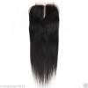 Unprocessed 4&#034;x4&#034; Straight Virgin Peruvian Hair Lace Closure 8&#034;-22&#034; Swiss Lace #2 small image