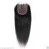 Unprocessed 4&#034;x4&#034; Straight Virgin Peruvian Hair Lace Closure 8&#034;-22&#034; Swiss Lace #4 small image