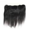 Unprocessed Peruvian Virgin Hair Lace Frontal 13&#034;x4&#034; Straight Silk Base 8&#034;-22&#034; #2 small image