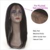 Pre Plucked Peruvian Virgin Hair Straight 360 Lace Frontal Closure Free Shipping #3 small image