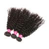 Peruvian Real Remy Virgin Human Hair Weft Weave 7A Kinky Curly 3 Bundles 300g