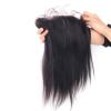13&#034;X4&#034;Peruvian Straight Lace Frontal Closure 7A Virgin Human Hair Bleached Knots #2 small image