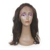 360 Free Part Lace Frontal 100% Peruvian Virgin 8A black remy Human Hair Weave #2 small image