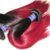 8A Peruvian Virgin Human Hair Extensions Straight 3Bundles 300Grams Color1b/99j #2 small image