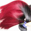 8A Peruvian Virgin Human Hair Extensions Straight 3Bundles 300Grams Color1b/99j #4 small image