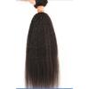 Kinky Straight Virgin Peruvian Bundle remy human hair weft Weave extensions 100g