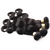Soft Peruvian Virgin Hair Body Wave With Closure 7A Unprocessed Human Hair Weave #5 small image