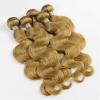 Blonde Peruvian 7A Virgin Human Hair Extension Body Wave Hair Weave Weft 2 PCS #3 small image