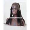 360 Lace Band Frontal Closure Peruvian Virgin Remy Human Hair Extension Straight #2 small image