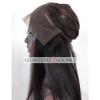 360 Lace Band Frontal Closure Peruvian Virgin Remy Human Hair Extension Straight #5 small image