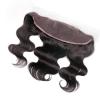 7A 300G Peruvian Virgin Hair Body Wave Human Hair with 4*13 Lace Frontal Closure