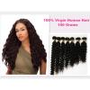 9A Peruvian Wave Bundles Human Virgin Hair Extensions Weave Weft 100g