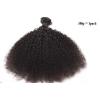 100% Virgin-Brazilian-Peruvian-Malaysian Afro Kinky Curly Hair Natural Black100g