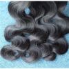 100% Finest Peruvian Unprocessed Virgin Hair Wavy Weave 1B 16&#034; 18&#034; 20&#034; 20&#034; 400g