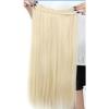 Peruvian Virgin Human Hair Extensions or One Piece Clip-In - Blond or Black - 7A