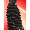100%Virgin Peruvian Deep Wave Human Hair Extension unprocessed weft Bundle100g7A