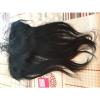 16&#034;  Peruvian Virgin Hair Lace Frontal. 13x6 Natural Black.