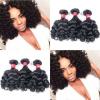 Luxury Kinky Deep Curly Peruvian Virgin Human Hair Extensions 7A Weave Weft #1 small image