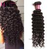 Peruvian Deep Wave Human hair 1 Bundles 8A Virgin Curly Hair Extensions US STock #1 small image