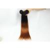 Luxury Silky Straight Peruvian Auburn #30 Ombre Virgin Human Hair Extensions