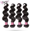US Peruvian Body Wave Human Hair 4 Bundles UNice 8A Virgin Hair Extensions 400g #2 small image