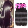 Peruvian Virgin Straight Hair Weave 3 Bundles Unprocessed Silky Straight Human 8 #1 small image