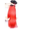 Luxury Peruvian Straight Dark Roots Hot Red Ombre Virgin Human Hair Extensions #2 small image