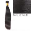 1bundle-100g STRAIGHT Unprocessed Real human hair Indian Brazilian Malay Peru 7A #5 small image