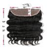 Lace Frontal Closures 13&#034;x4 PERUVIAN Body Wave Virgin Human Remy with Baby Hair #3 small image