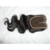 7A Peruvian Middle Parting Body Wave Virgin 4x4 Lace Closure 100% Human hair #2 small image