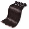 Angel Hair 3 Bundles Virgin Peruvian Straight Hair; Sew In Raw Unprocessed Weft