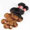 Luxury Body Wave Peruvian Auburn #30 Ombre Virgin Human Hair Extensions #1 small image