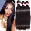 ALI JULIA Wholesale 7A Peruvian Straight Virgin Hair Weave 3 Bundles 100% Unproc #1 small image