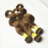 Luxury Body Wave Peruvian Light Brown #8 Virgin Human 7A Hair Extensions Weave #5 small image