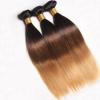 Luxury Straight Peruvian Blonde #1B/4/27 Ombre Virgin Human Hair Extensions #3 small image