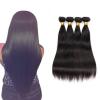 4Bundles/200g 7A Unprocessed Virgin Peruvian Straight Hair Extension Human Weave #1 small image