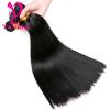 300g 7A Unprocessed Virgin Peruvian Straight Human Hair Weave Extension 3 Bundle #1 small image