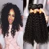 Peruvian Curly Virgin Hair Weave 3 Bundles Human Hair Extension 100%Unprocessed #1 small image
